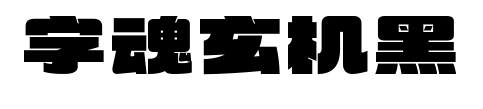 字魂玄机黑