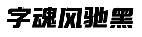 字魂风驰黑
