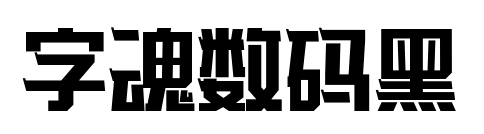 字魂数码黑