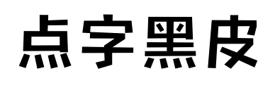 点字黑皮