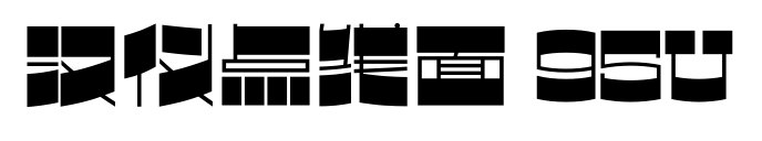 汉仪点线面 95U预览图片