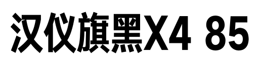 汉仪旗黑X4 85