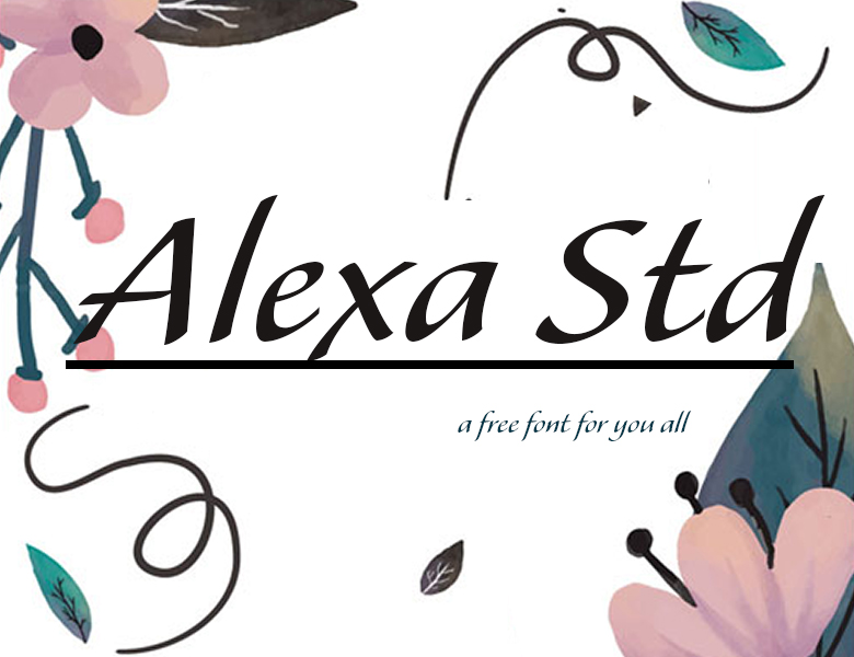 alexa字体下载